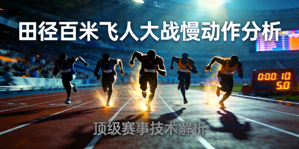 田径百米飞人大战慢动作分析视频封面